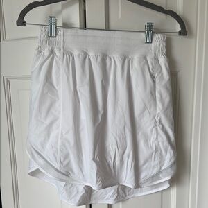 Lululemon White Hotty Hot HR skirt long NWT